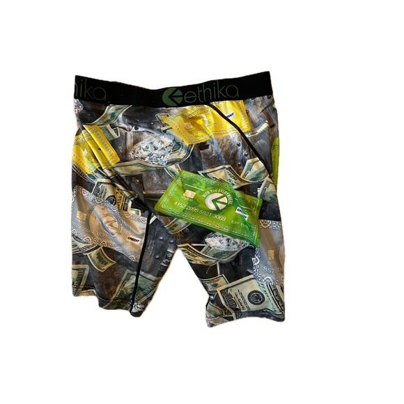 Ethika Credit Cash Compression Shorts Mens L - Picture 2 of 3